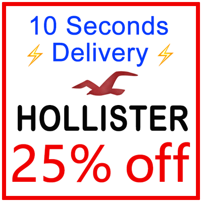 hollister 25 off